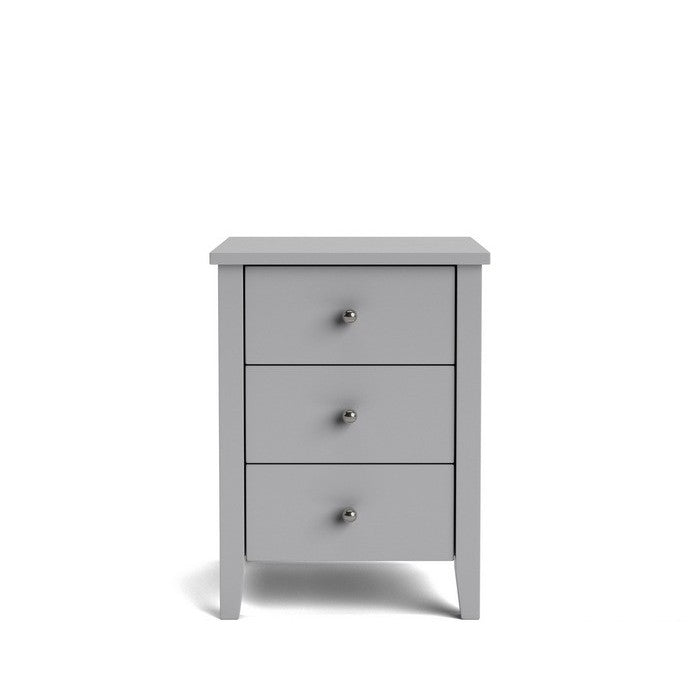 Hilton Bedside 3 Drawer - Paulas Home & Living