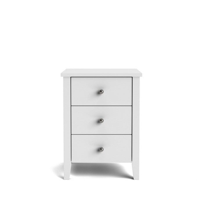 Hilton Bedside 3 Drawer - Paulas Home & Living