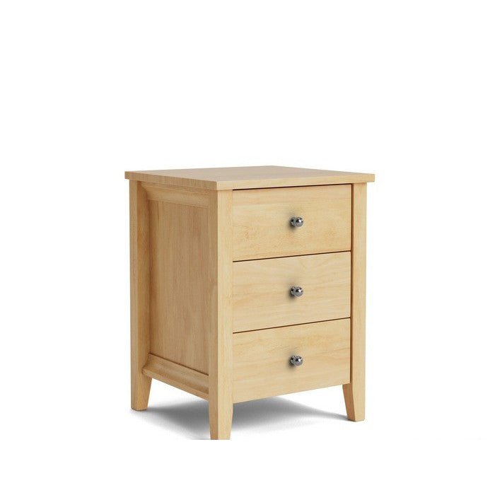 Hilton Bedside 3 Drawer - Paulas Home & Living