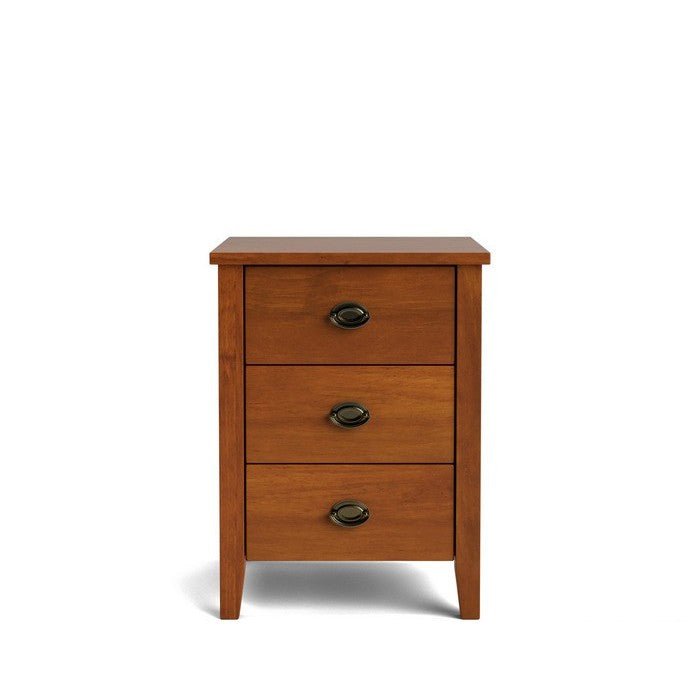 Hilton Bedside 3 Drawer - Paulas Home & Living