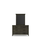 Hilton Dresser and Mirror 6 Drawer - Paulas Home & Living