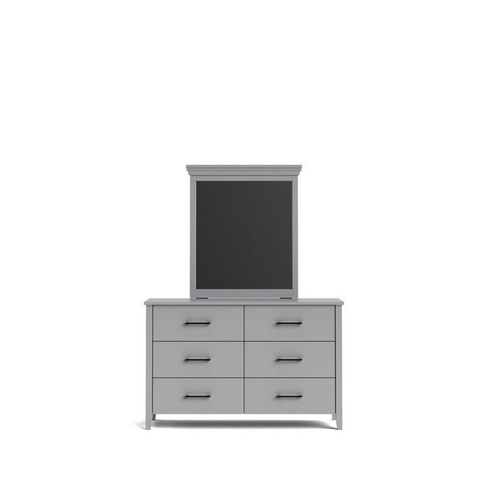 Hilton Dresser and Mirror 6 Drawer - Paulas Home & Living