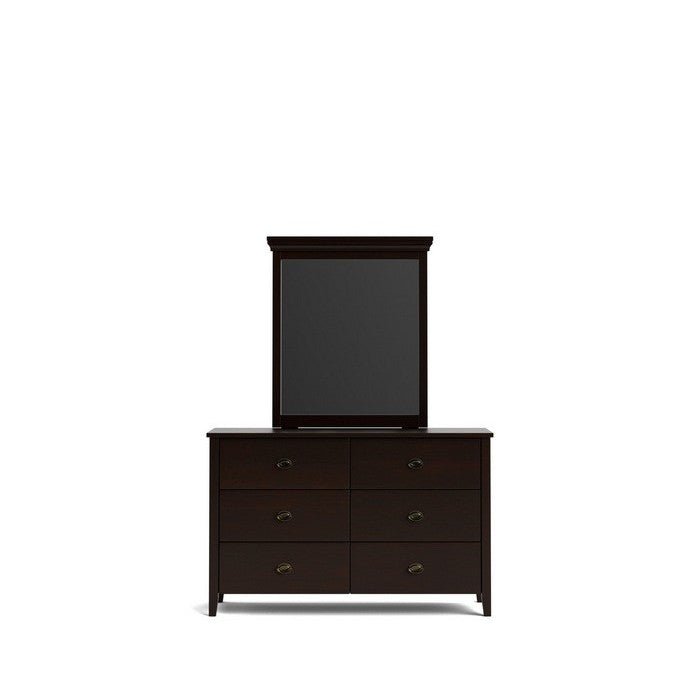 Hilton Dresser and Mirror 6 Drawer - Paulas Home & Living