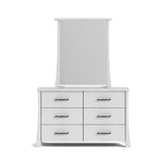 Hudson Dresser and Mirror 6 Drawer - Paulas Home & Living