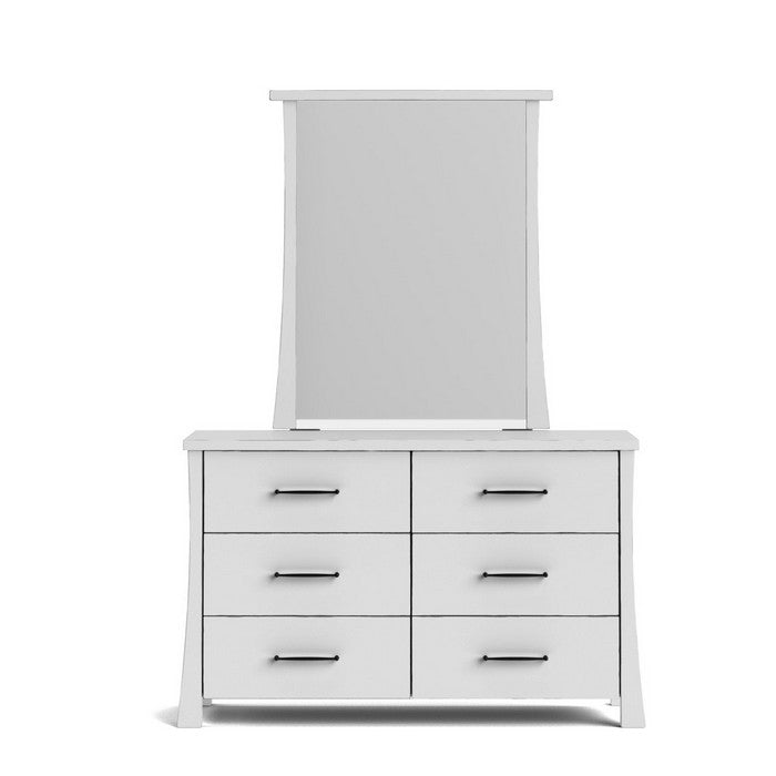 Hudson Dresser and Mirror 6 Drawer - Paulas Home & Living