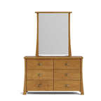 Hudson Dresser and Mirror 6 Drawer - Paulas Home & Living