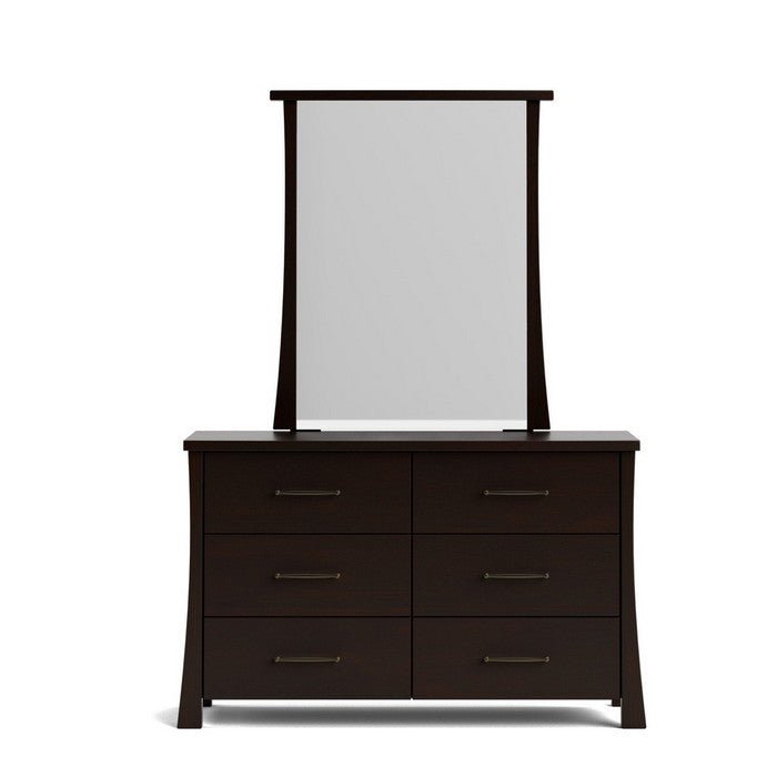 Hudson Dresser and Mirror 6 Drawer - Paulas Home & Living