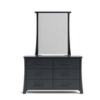 Hudson Dresser and Mirror 6 Drawer - Paulas Home & Living