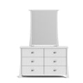 Hudson Dresser and Mirror 6 Drawer - Paulas Home & Living