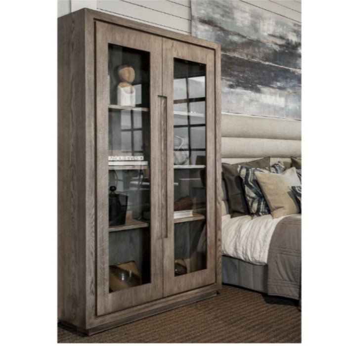 Hunter Display Cabinet - Antique Grey - Paulas Home & Living