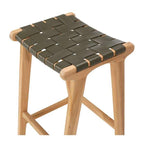 Indo Barstool - Woven - Olive - Paulas Home & Living