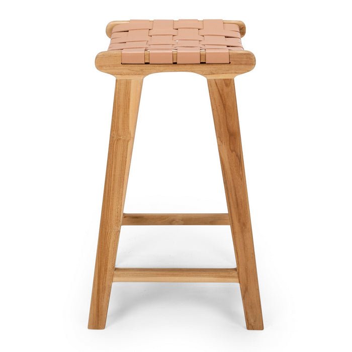 Indo Barstool - Woven - Plush - Paulas Home & Living