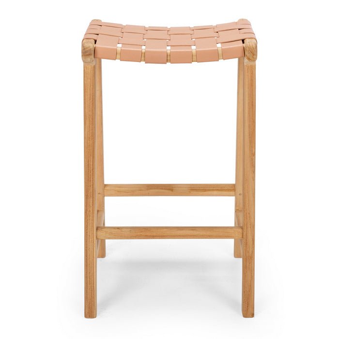 Indo Barstool - Woven - Plush - Paulas Home & Living
