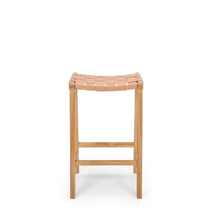 Indo Barstool - Woven - Plush - Paulas Home & Living