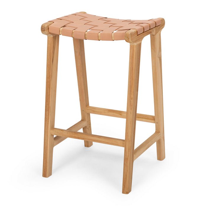Indo Barstool - Woven - Plush - Paulas Home & Living