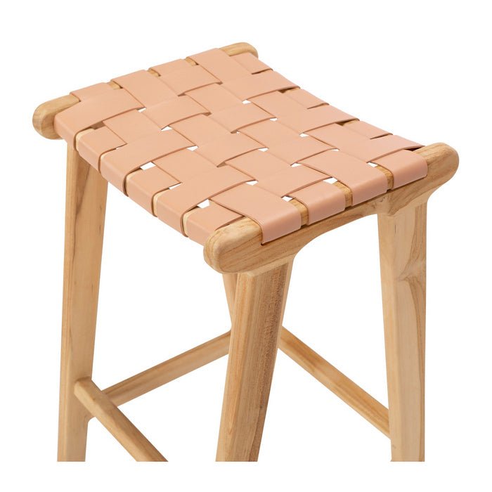 Indo Barstool - Woven - Plush - Paulas Home & Living