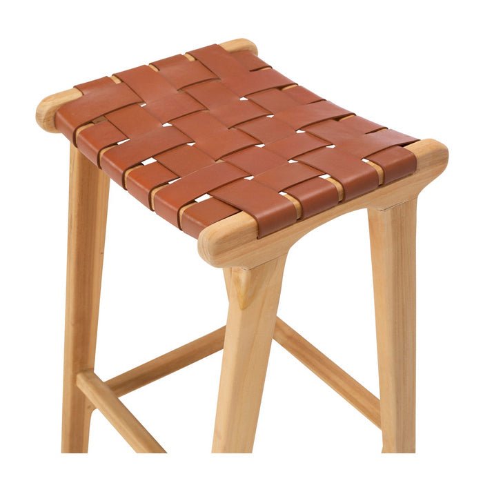 Indo Barstool - Woven - Tan - Paulas Home & Living