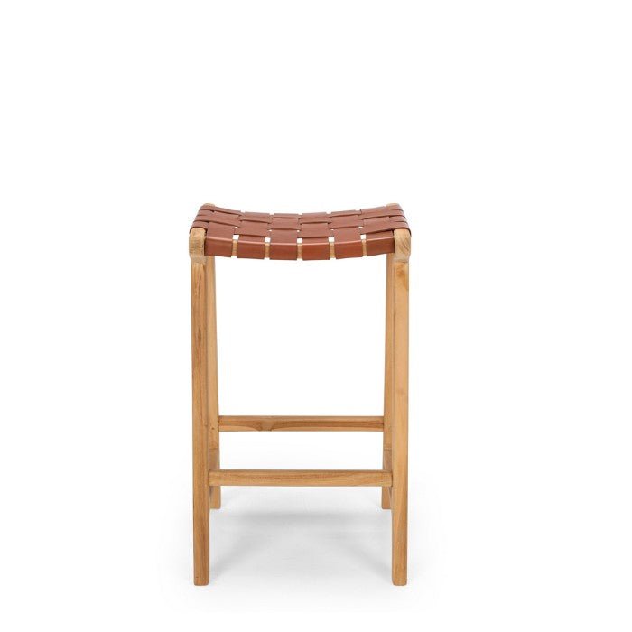 Indo Barstool - Woven - Tan - Paulas Home & Living