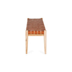 Indo Bench Seat - Woven - Tan - Paulas Home & Living