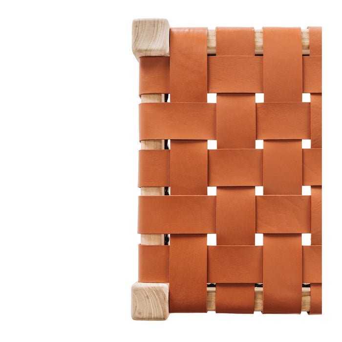 Indo Bench Seat - Woven - Tan - Paulas Home & Living