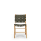 Indo Dining Chair - Woven - Olive - Paulas Home & Living