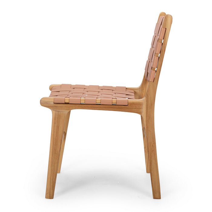Indo Dining Chair - Woven - Plush - Paulas Home & Living