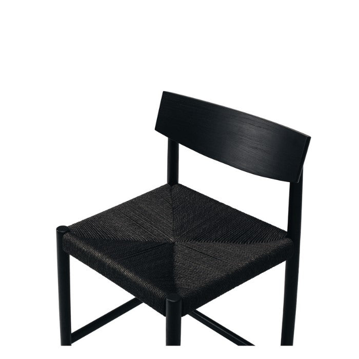 Ingrid Highback Barstool (Black Oak) Cord - Paulas Home & Living