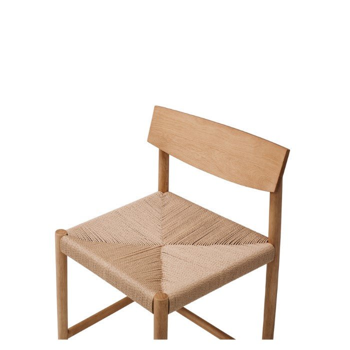 Ingrid Highback Barstool (Natural Oak) Cord - Paulas Home & Living