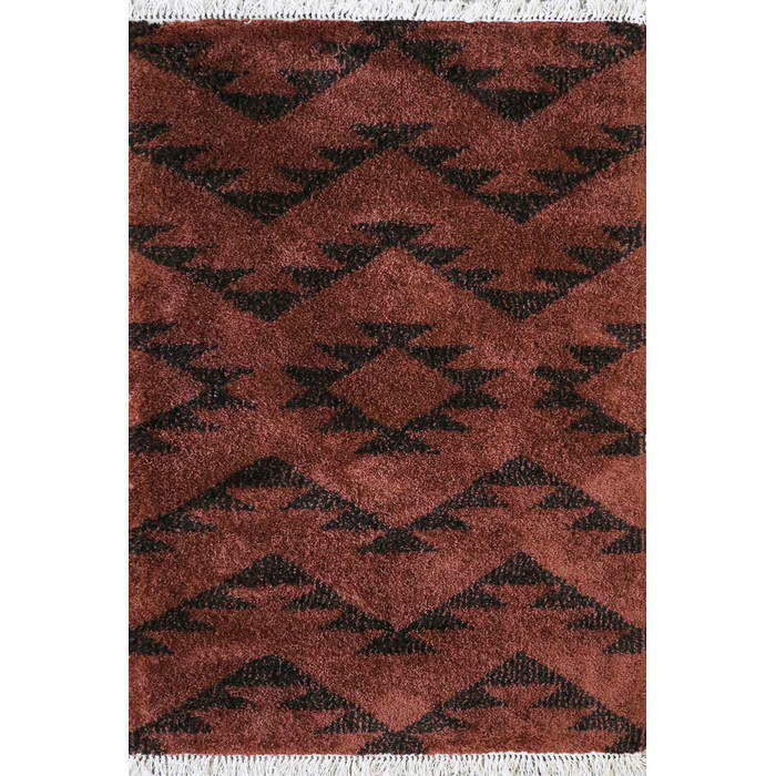 Intrepid Ankara Floor Rug - Terracotta (100% Polypropylene) - Paulas Home & Living