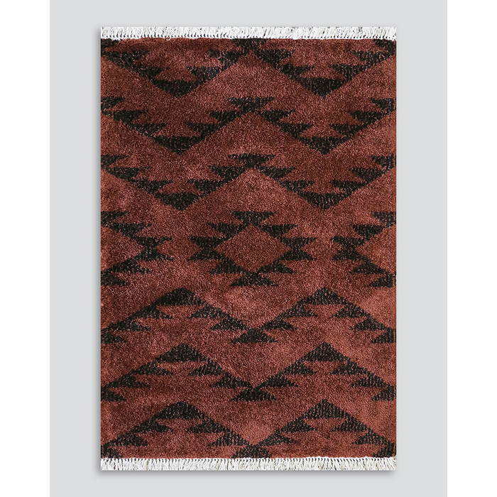 Intrepid Ankara Floor Rug - Terracotta (100% Polypropylene) - Paulas Home & Living