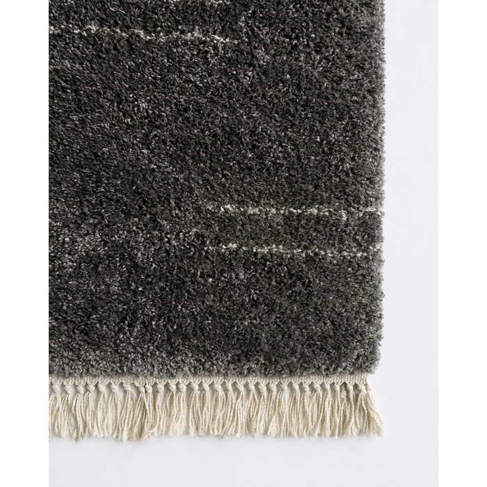 Intrepid Enrica Floor Rug - Charcoal (100% Polypropylene) - Paulas Home & Living