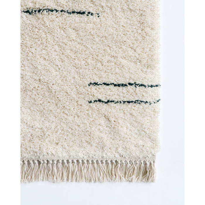 Intrepid Enrica Floor Rug - Ecru (100% Polypropylene) - Paulas Home & Living