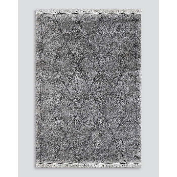 Intrepid Nadir Floor Rug - Light Grey (100% Polypropylene) - Paulas Home & Living