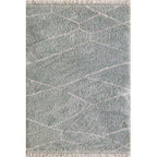 Intrepid Neos Floor Rug - Mist Blue (100% Polypropylene) - Paulas Home & Living