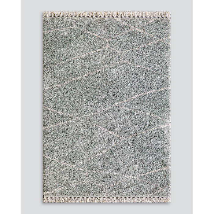 Intrepid Neos Floor Rug - Mist Blue (100% Polypropylene) - Paulas Home & Living