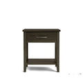 Ivydale Bedside 1 Drawer Wide - Ash - Paulas Home & Living