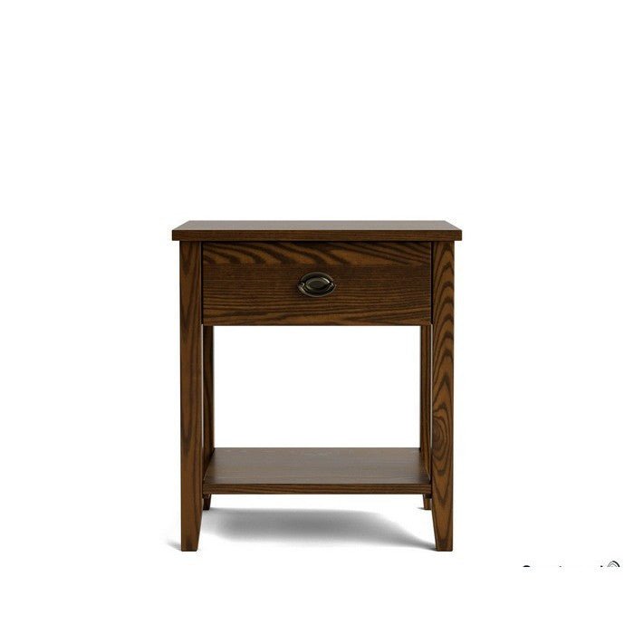 Ivydale Bedside 1 Drawer Wide - Ash - Paulas Home & Living