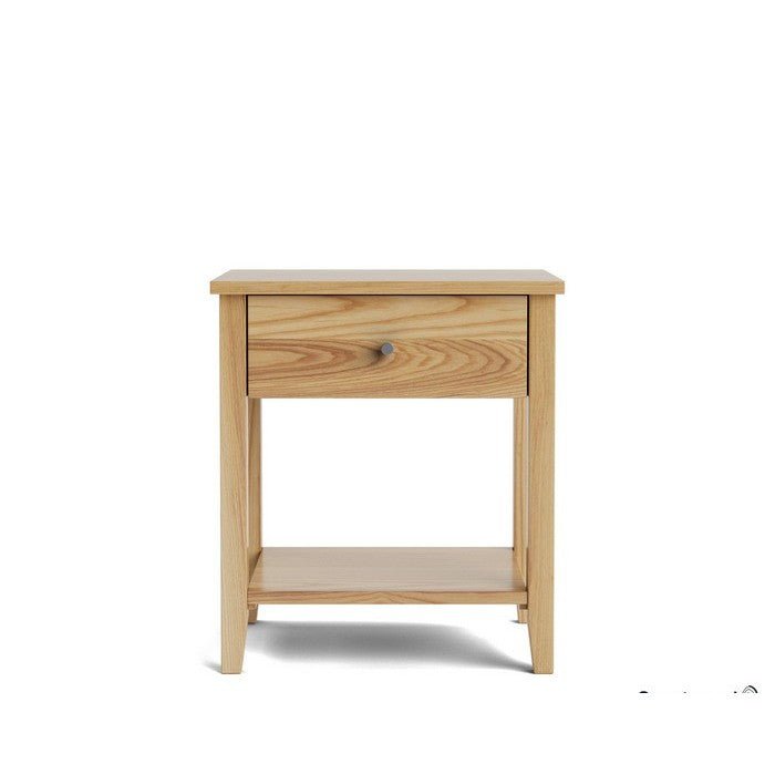 Ivydale Bedside 1 Drawer Wide - Ash - Paulas Home & Living