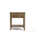 Ivydale Bedside 1 Drawer Wide - Ash - Paulas Home & Living