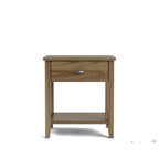 Ivydale Bedside 1 Drawer Wide - Ash - Paulas Home & Living