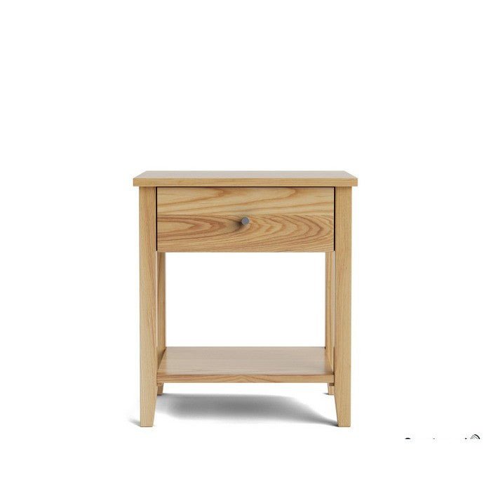 Ivydale Bedside 1 Drawer Wide - Ash - Paulas Home & Living