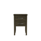 Ivydale Bedside 2 Drawer - Slim - Ash - Paulas Home & Living