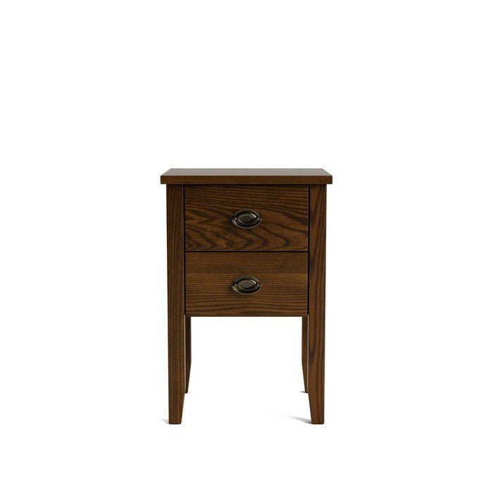 Ivydale Bedside 2 Drawer - Slim - Ash - Paulas Home & Living
