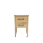 Ivydale Bedside 2 Drawer - Slim - Ash - Paulas Home & Living
