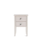 Ivydale Bedside 2 Drawer - Slim - Ash - Paulas Home & Living