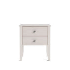 Ivydale Bedside 2 Drawer - Wide - Ash - Paulas Home & Living
