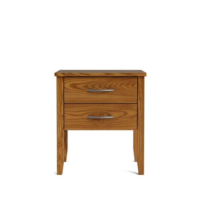 Ivydale Bedside 2 Drawer - Wide - Ash - Paulas Home & Living