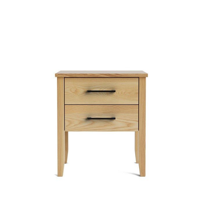 Ivydale Bedside 2 Drawer - Wide - Ash - Paulas Home & Living