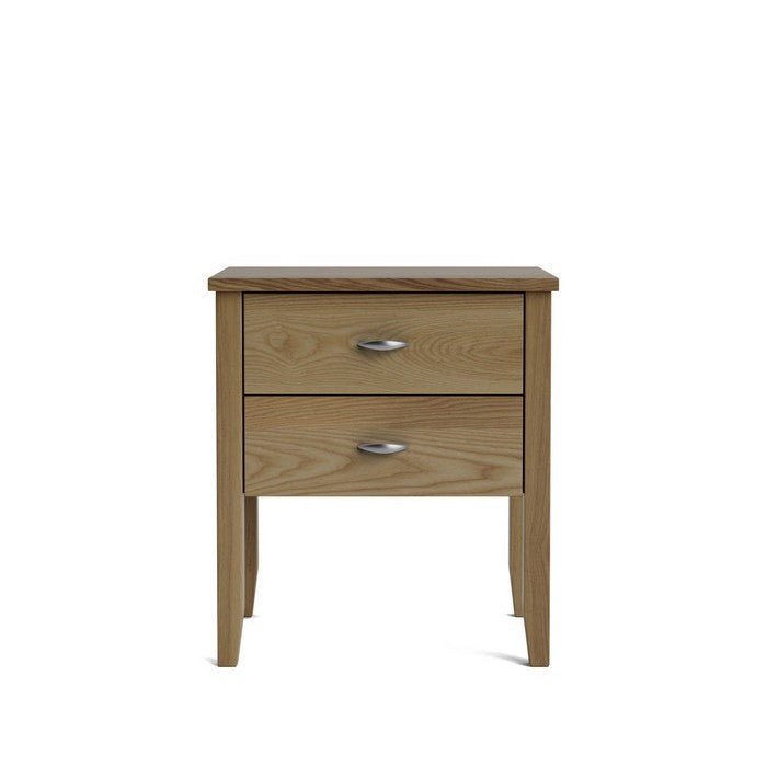 Ivydale Bedside 2 Drawer - Wide - Ash - Paulas Home & Living