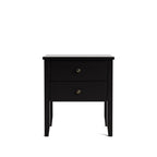 Ivydale Bedside 2 Drawer - Wide - Ash - Paulas Home & Living